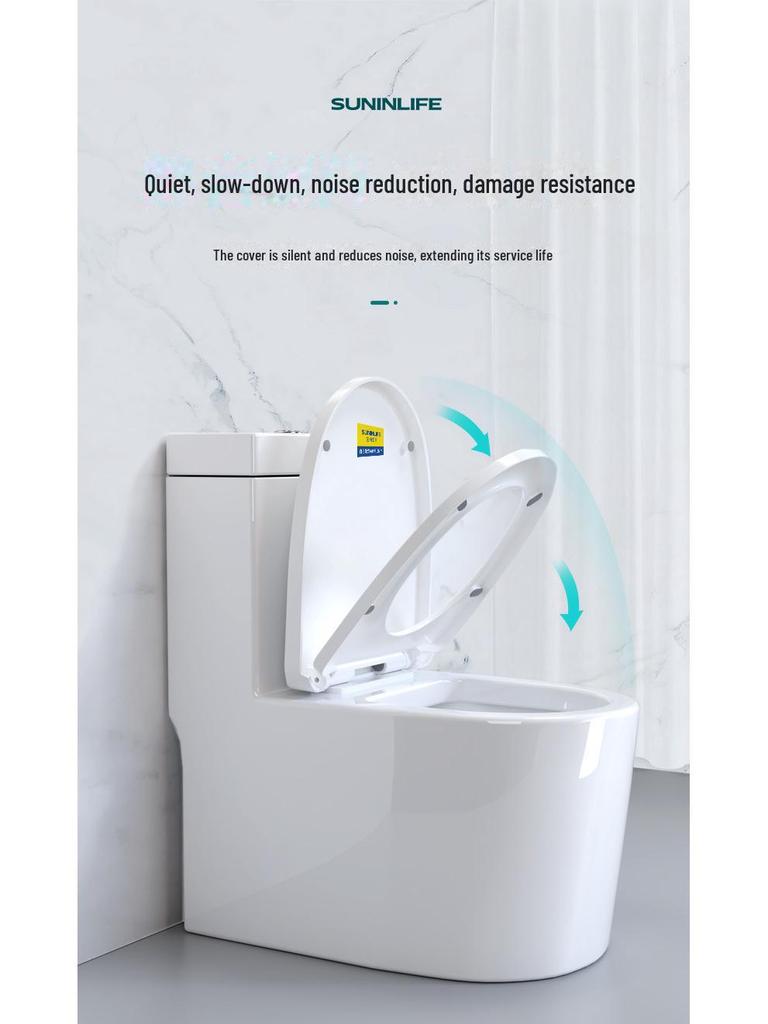 Универсальный быстроустанавливаемый чехол для сиденья унитаза с функцией замедления - утолщенные и удобные для домашнего хозяйства аксессуары