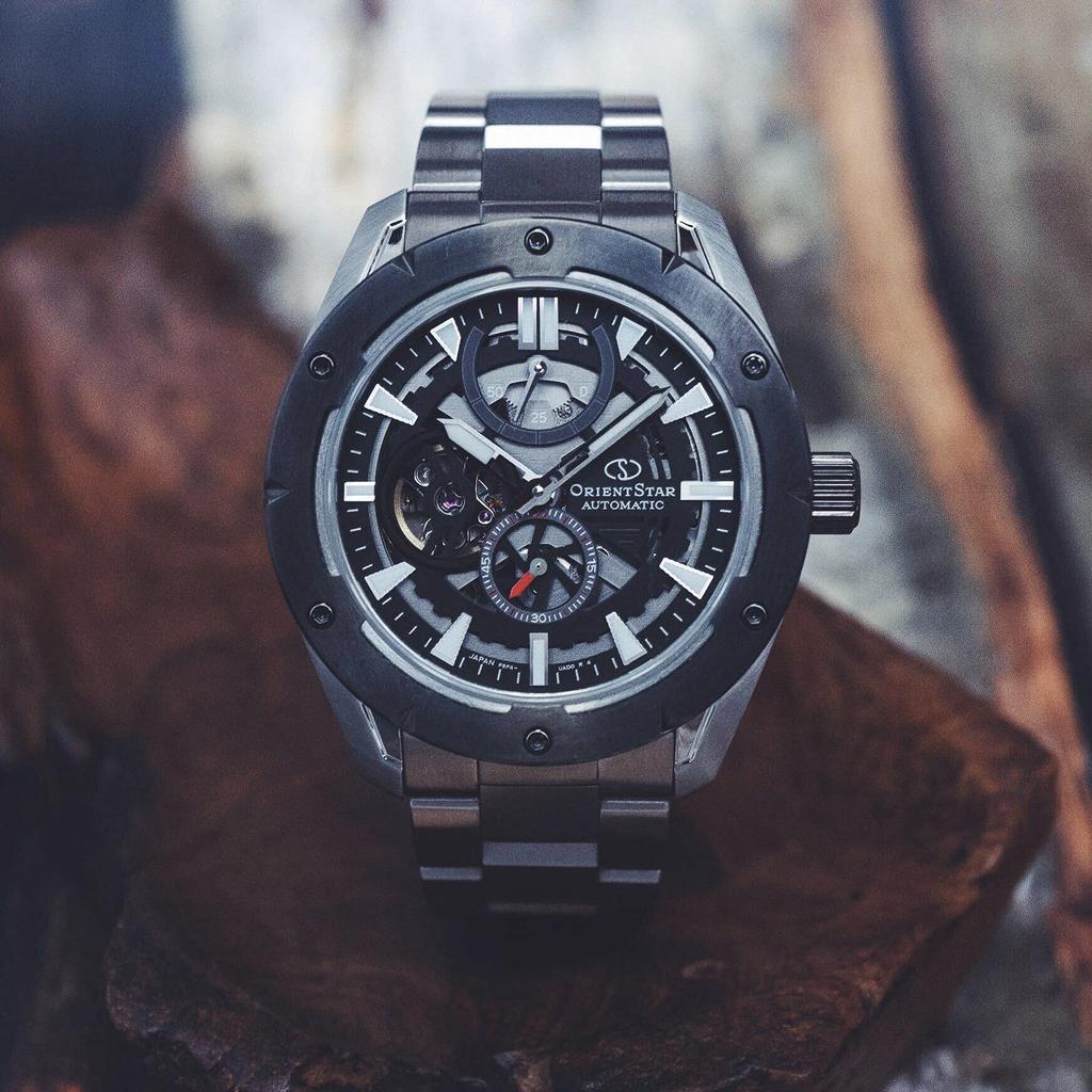 ORIENT STAR Автоматические часы Avant Garde Skeleton Механические Сделано в Японии 2 года гарантии отечественного производителя Открытое сердце Черный [Orient Star]