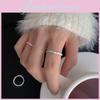 Элегантное регулируемое геометрическое кольцо из стерлингового серебра 925 пробы с роскошным текстурированным дизайном и современной эстетикой для женщин, подарок