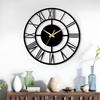 50 Cm / Metal Wall Clock for Living Room Stylish Latest | Fancy Big Size Wall Watch for Hall, Bedroom, Kitchen, Drawing Room