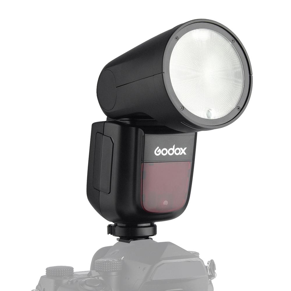 Вспышка для камеры Godox V1P Speedlite Speedlight с круглой головкой, встроенная беспроводная система 2,4G X с
