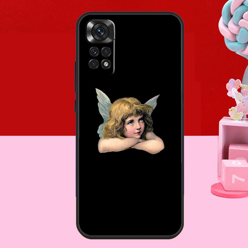 Эстетичный чехол 'Ангел эпохи Возрождения' для Xiaomi Redmi Note 14 13 12 11 10 15 Pro Plus Redmi 15 C 10C 12C 13C 14C Мягкая крышка