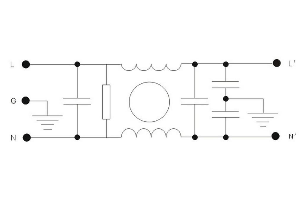 A2IL-6A 250V EMI AC Noise Filter
