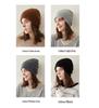 Women's 100% Pure Cashmere Knitted Hat – Fashionable, Versatile, and Warm