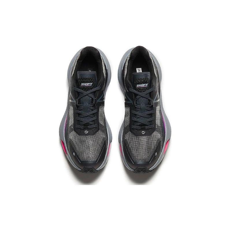 Anta Мужские низкие беговые кроссовки Champion Series черные с красным 112426601A-2