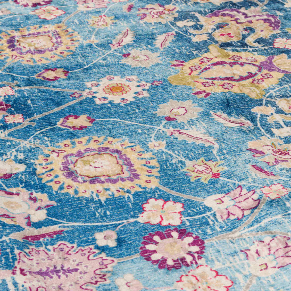 Washable Multi Color Carpet 80 x 150 cm
