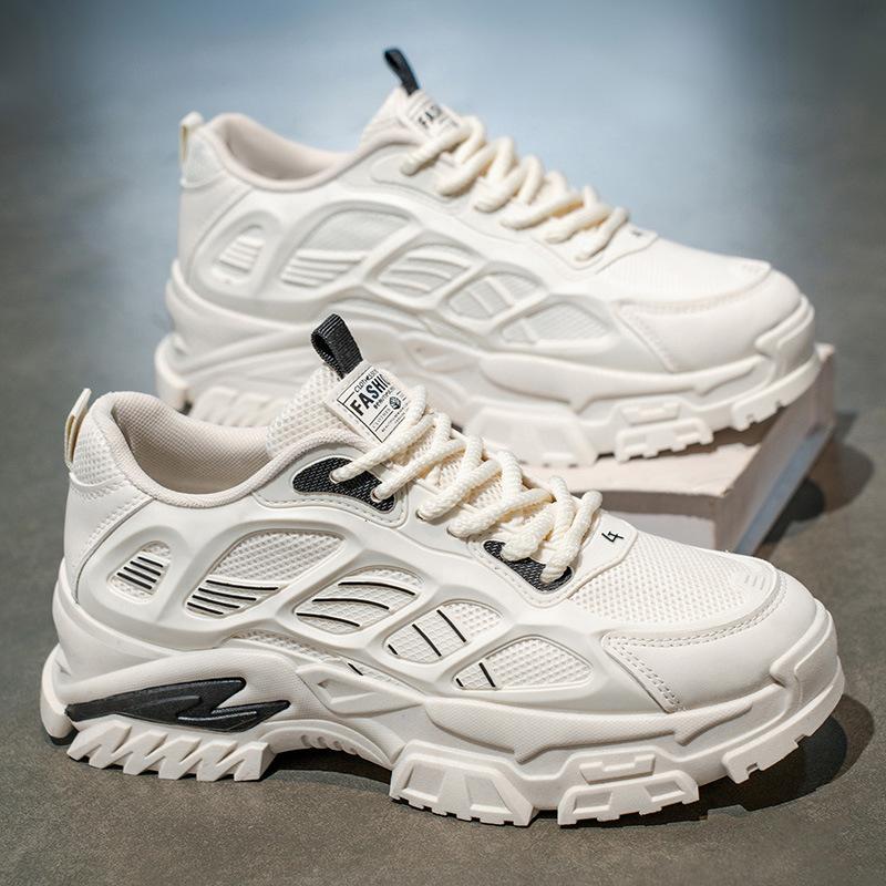 Мужская обувь осень новая молодежная сетка тренд повседневная мужская нескользящая увеличивающая рост спортивная модная обувь