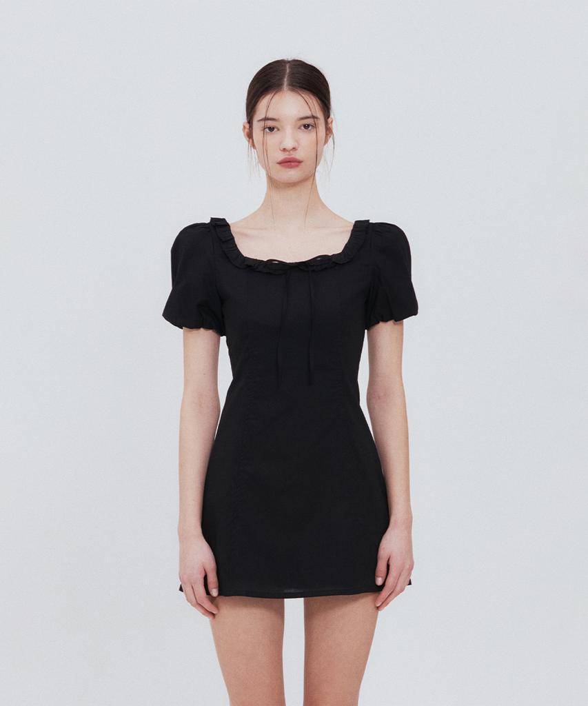Not Your Rose Dandelion Dress (Black)