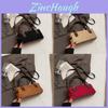 Elegant Vintage Pu Fabric Small Shoulder Bag In Black Khaki Brown And Burgundy Options