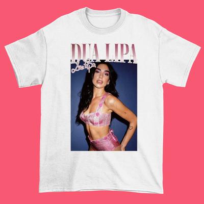 Редкая музыкальная футболка Dua Lipa Белая Унисекс S-234XL Футболка E468 Унисекс Футболка