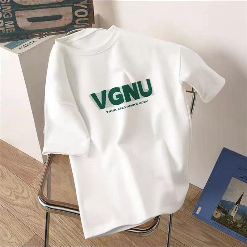 Женская белая футболка с короткими рукавами и круглым вырезом, летний женский топ из чистого хлопка