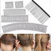 Invisible Broken Hair Hairpin Adult Tiara Tools Roll Curve Needle Bangs Fixed Insert Comb Professional Styling Accessories