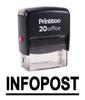 Printtoo Self Inking Rubber Stamp INFOPOST Office Канцелярские товары на заказ