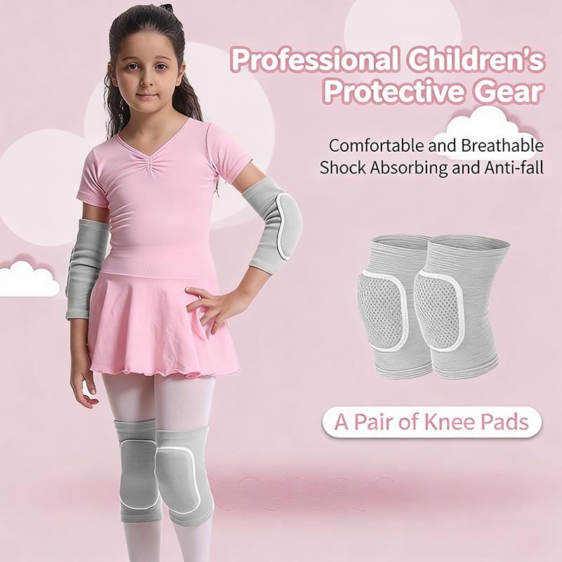 Anti Collision Knee Pads Thickened Sponge Elastic Volleyball Basketball Knee Protector Children Breathable Tennis Knee Covers
