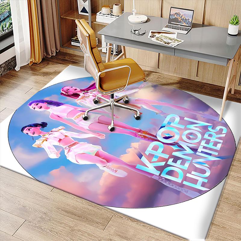 Kpop Hunter8 Printed Absorbent Washable Carpet, Non-Slip Bathroom Mats, Kitchen Rugs, Yoga Mat,Living Room Entrance, Camping Picnic Rugs