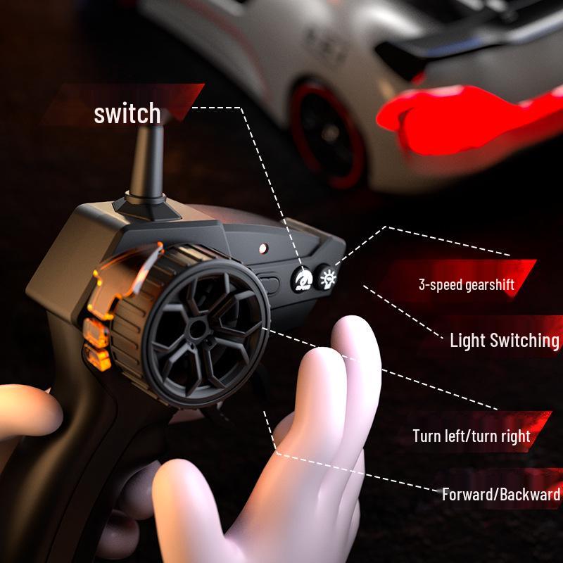 Трансграничный RC дрифт-кар: Полноприводная игрушечная модель с регулируемой скоростью - Идеальный подарок для мальчиков.