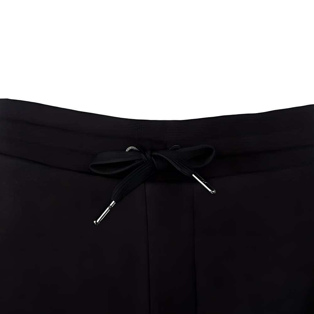 Armani Exchange Осенне-зимние однотонные трикотажные джоггеры мужские с завязками на талии и манжетами Черный 6LZPAC-ZJBXZ-1200