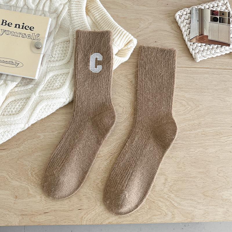 Женские толстые шерстяные носки Maillard - Теплые, морозостойкие, мягкие до середины икры для осени/зимы