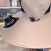 Buckle Hat with Dual Fans Large Battery Solar Charging Full-Face Sun Protection Large Brim Sun Hat Adjustable Drawstring Walking Cooling Hat