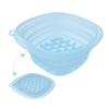 Built-in Ice Tray Portable Ice Basin Foldable Face Dipping Bowl Skincare Washbasin  Beauty Tools