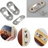 50/20/10Pcs Picture Hangers 45mmX16mm Metal Keyhole Hanger Fasteners for Picture Photo Frame Furnniture Cabinet Accessory +Screw
