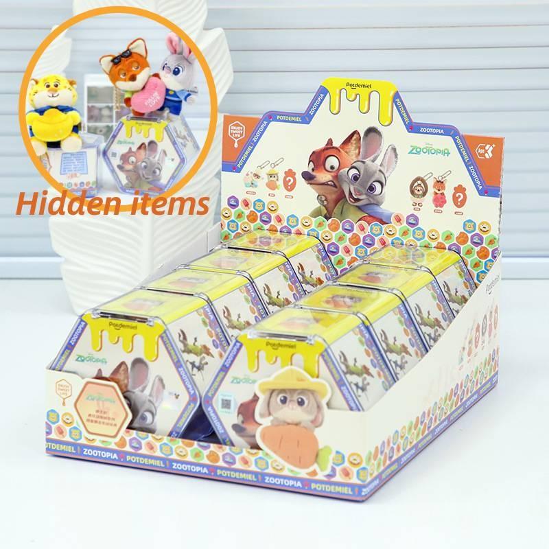 Nick Zootopia Judith Plush Toys Blind Boxes Dolls Pendants Decorations Backpacks