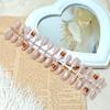 Exquisite Manicure Patches Gradient Polka Dot Cat Eye Premade Nails Simple Ins Fake Nails 30 Pieces