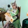 Uma Musume Satono Diamond Косплей Хэллоуин Аниме Конкурсный Наряд Костюм [Milky Time] (Снаряжение)