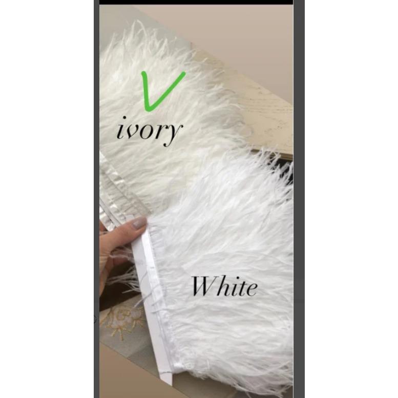 Feather1M 5M 10M 8-10см Черно-белые Страусиные Перья Тесьма Лента Многоцветные Перья для Шитья Перьевых Поделок Украшения Платья Одежды