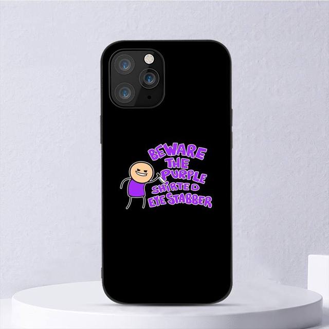 Забавный чехол для телефона с цианидом и счастьем в стиле аниме для Iphone 11 12 Mini 13 14 Pro Xs Max X 8 7 6s Plus 5 Se Xr Shell