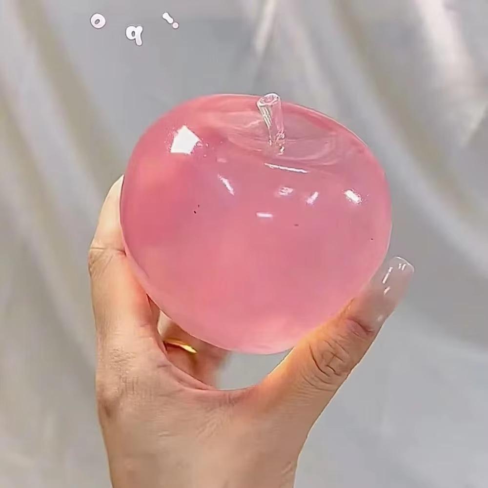 Яблоко Сжималка Антистресс Мячик Сквиши Мальтоза Сенсорная Игрушка-Fidget Полупрозрачный Медленный Отскок Милая Нежная для Взрослых Детей Снятие Тревоги
