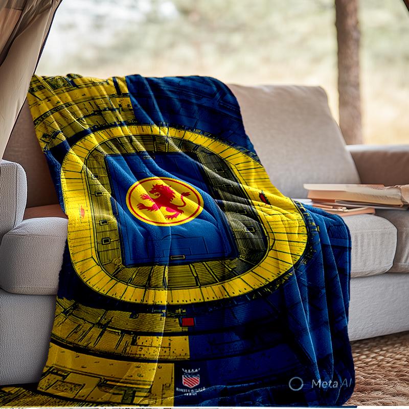Braunsch-weiger Sports Emblem Blanket Lightweight Ideal Bedding Blanket Perfect for Travel, Camping, Living Rooms, Offices, Sofas, Fan Christmas gift