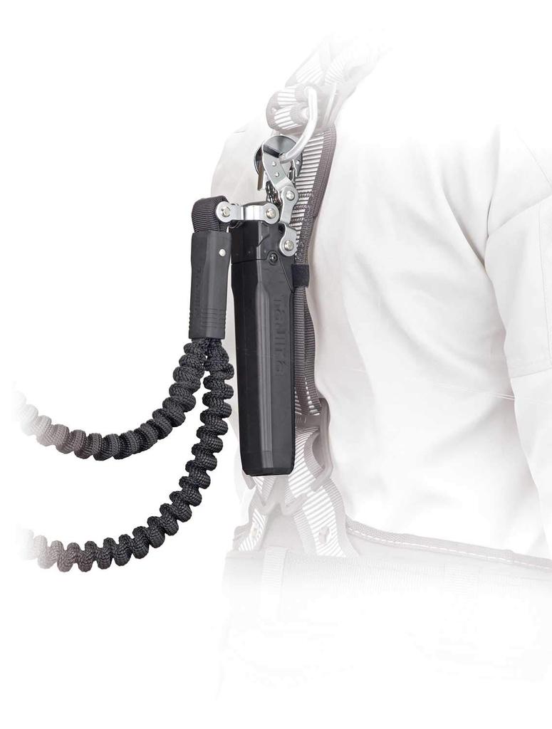 Tajima Новый стандартный страховочный пояс Тип сильфона двойной строп для привязи Эластичная веревка типа сильфона укорачивается, когда не используется Закаленная сталь с твердым замком