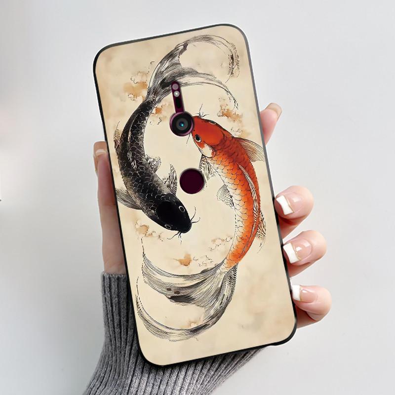Чехол для Sony Xperia XZ3 SO-01L XZ2 SO-03K Чехол для телефона Роскошный Модный Милый Крутой Для Мальчиков Девочек Черный Матовый Мягкий Силикон Задняя Крышка