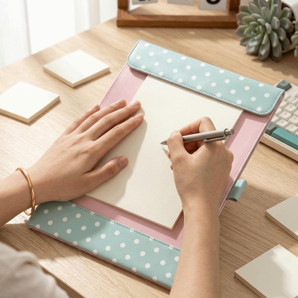 Contrast-Color Writing Board A4 Magnetic Magnetic Clipboard Folder Clipboard Folder Daily Use
