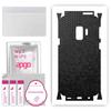 apgo Protective Skin Sticker for the Back+sides Compatible with Samsung Galaxy S9, Full Wrap Film, Foil, Vinyl - Pattern Black Honeycomb
