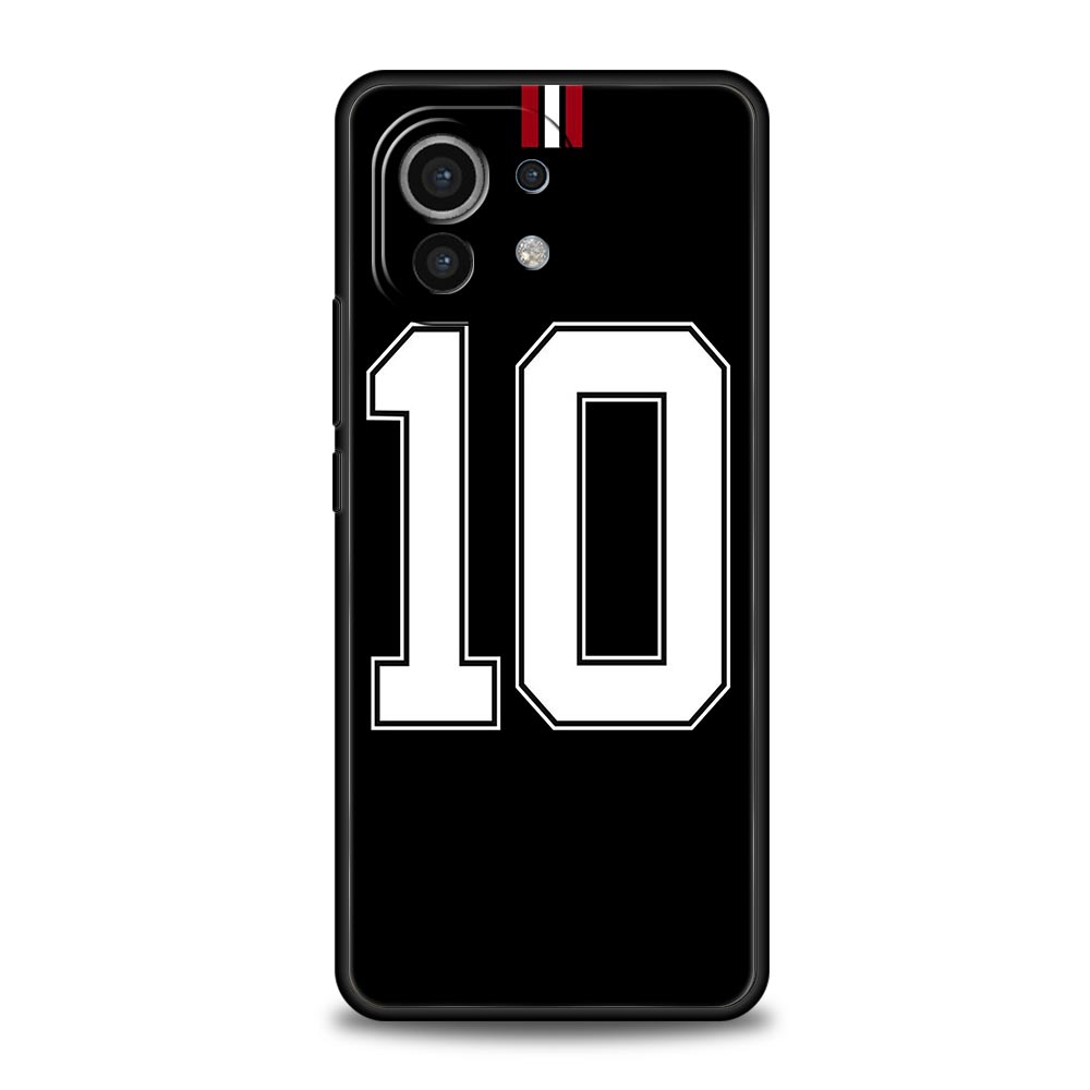 Чехол для телефона Футбол 10 Игроков для Xiaomi Mi 17 Pro Max 15 14 13 12 11 Ultra 15T 14T 13T 12T 11T Pro Lite Мягкий ТПУ Корпус