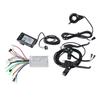 Electric Bike Conversion Kit DC 36V 48V Controller Display Brake Handle Thumb Throttle Electric Bike Controller Kit