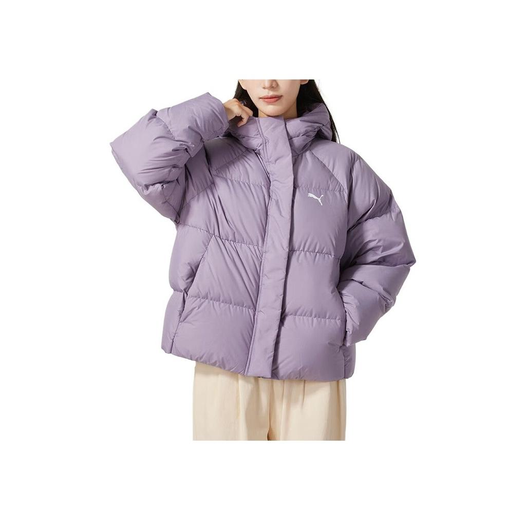 Puma Sportstyle Womens Basic Collection FW24 Lifestyle Down Outerwear Warmcell Loose Zipper Hooded Puffer Jacket Women Outerwear 684079-30