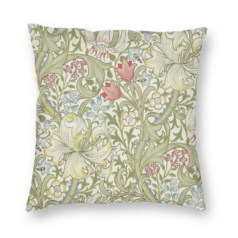 Уильям Моррис Похититель клубники Красный Наволочка Бархат Роскошные Декоративные Подушки Домашний Декор Для Дивана Гостиной Наволочка