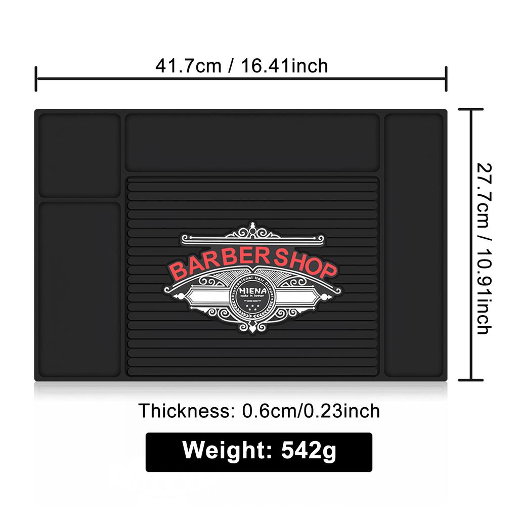Парикмахерский противоскользящий термостойкий коврик для органайзера парикмахерских инструментов Haiyina Аксессуары для парикмахерской станции 50x70 см