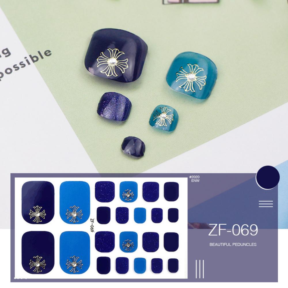 Наклейка для ногтей на ногах трехмерная 3D имитация страза наклейка для ногтей на ногах водостойкая наклейка для ногтей на ногах полная наклейка