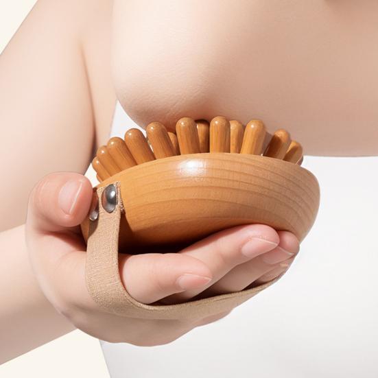 1/2 шт. Щетка для массажа меридианов для удаления жира на животе, целлюлита, облегчения мышечной боли, деревянная массажная щетка для коррекции фигуры, инструменты для терапии из натурального дерева