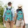 Рюкзак с рисунком зимородка Daypack Большой вместимости для мальчиков и девочек Сумка для книг Школьная сумка Наплечные сумки для мужчин и женщин
