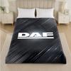 DAF Print Flannel Blanket Cozy Lightweight Plush Throw Blanket For Bed Sofa Household Use