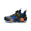 Shape 2 Non-Slip Wear-Resistant Mid-Top Basketball Shoes Kids Sneakers Black Gray Orange 312329951-3