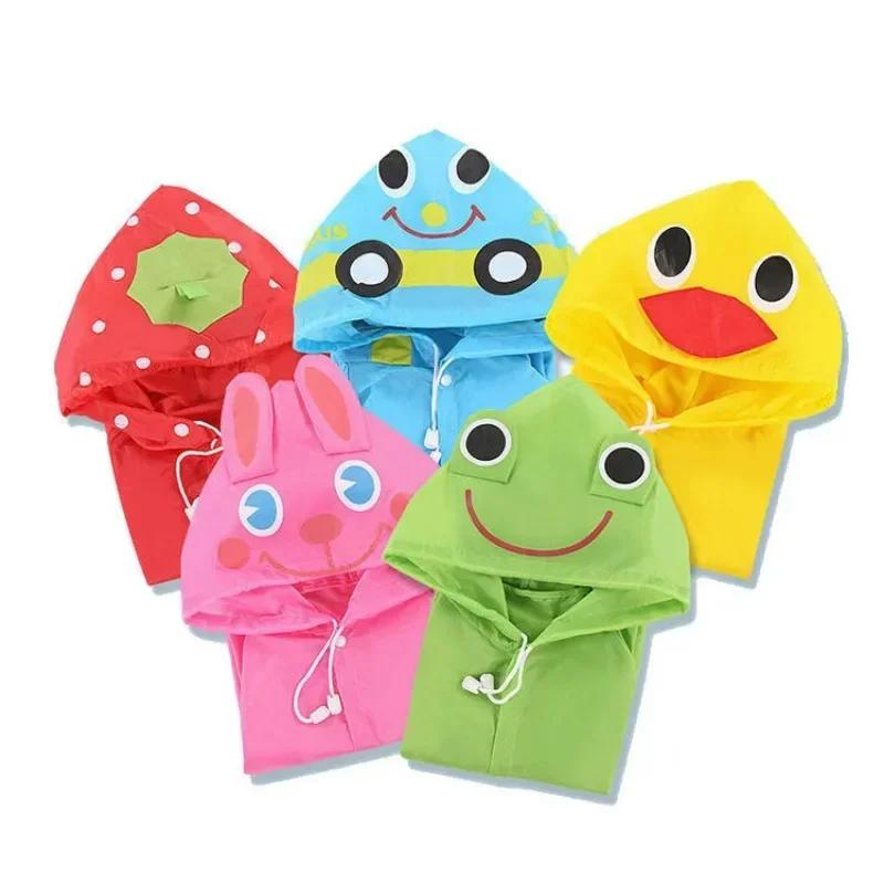 Baby Raincoat Cartoon Animal Style Waterproof Kids Rain Coat for Children Rainwear Student Poncho Rain Coat Kids