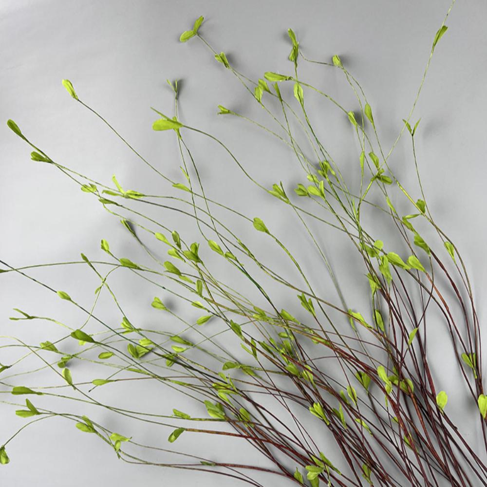 130см Искусственная ивовая ветка Ручная работа Ивовая листва Лоза Поддельное ивовое дерево Наружный Внутренний декор