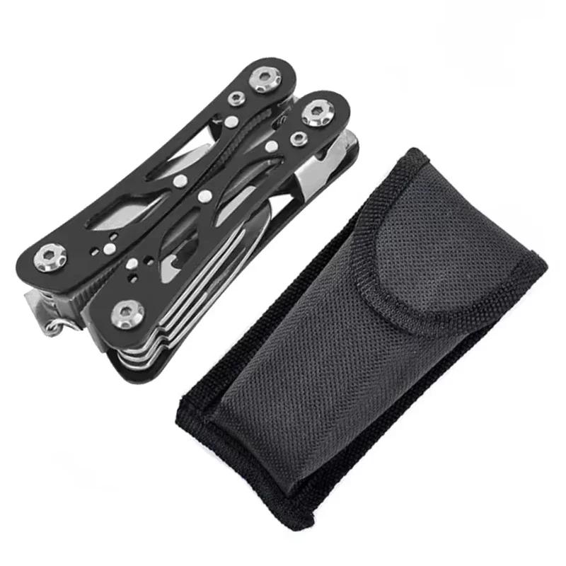 Складной многофункциональный карманный нож плоскогубцы мини портативный складной инструмент для охоты выживания спасения тактический многоцелевой ремонтный инструмент