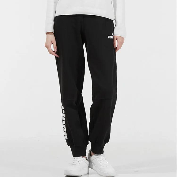 PUMA Sports Pants Women's Black (Unisex) Knitted Sweatpants 670958 01